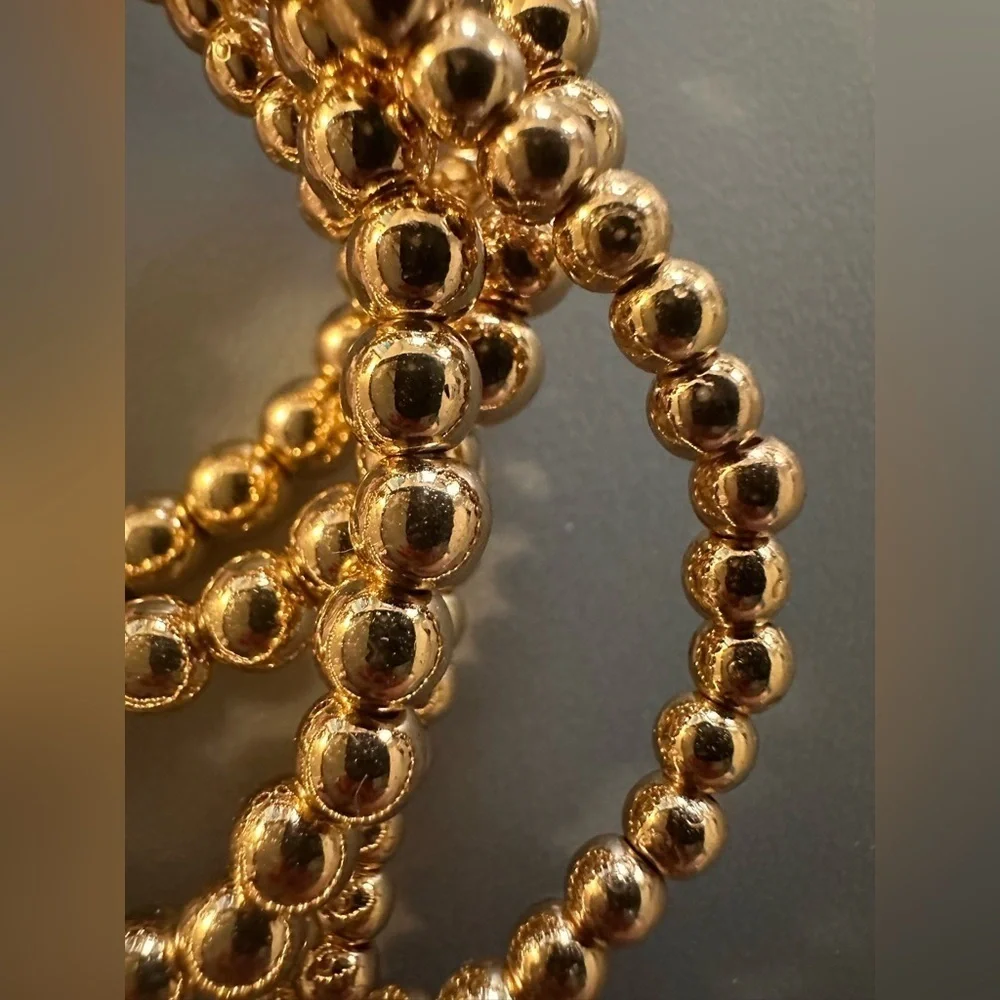 8 Other Reasons Gold Beaded Bracelets NWT